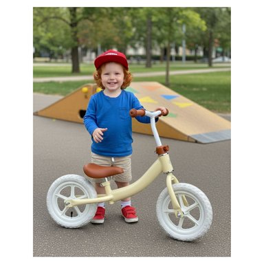 BICICLETA DE EQUILIBRIO CREMA LLB - 2