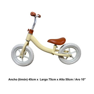 BICICLETA DE EQUILIBRIO CREMA LLB - 4
