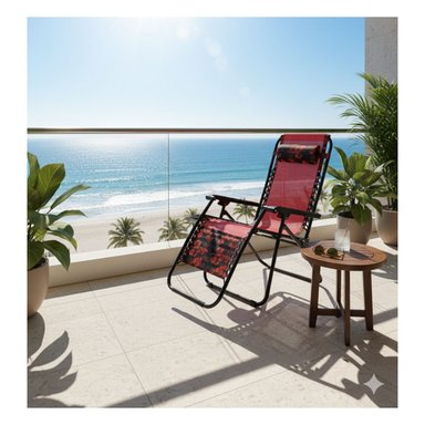 SILLA PEREZOSA RECLINABLE ROSAS - 3