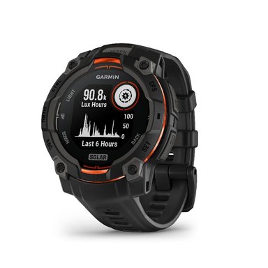 SMARTWATCH RUNNING GARMIN INSTINCT 3 SOLAR 45MM NEGRO/ROJO