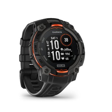 SMARTWATCH RUNNING GARMIN INSTINCT 3 SOLAR 45MM NEGRO/ROJO - 3