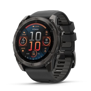 SMARTWATCH RUNNING GARMIN FENIX 8 51MM AMOLED ZAFIRO CARBON/GRIS TITANIO (CORREA SPORT NEGRA/GRIS) - 2