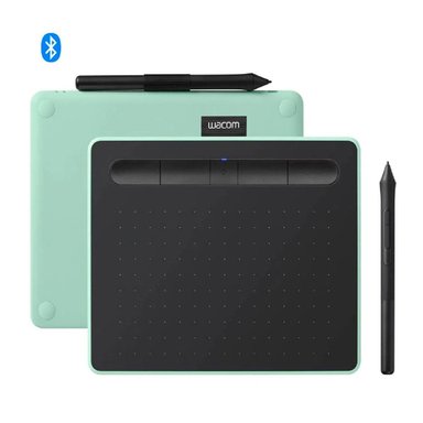 TABLETA GRÁFICA WACOM CTL6100WLE0 INTUOS PEN M GREEN CON BLUETOOTH - 1