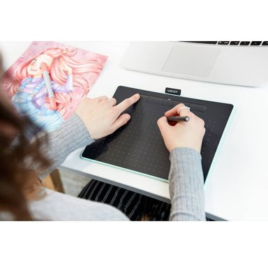 TABLETA GRÁFICA WACOM CTL6100WLE0 INTUOS PEN M GREEN CON BLUETOOTH - 3
