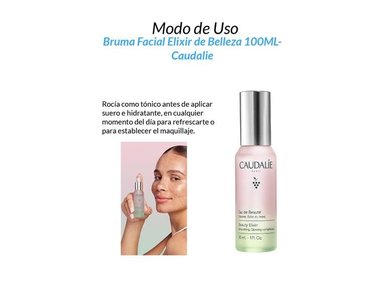 PACK 3 SERUM FACIAL CAUDALIE BRUMA ELIXIR BELLEZA 100 ML - 2