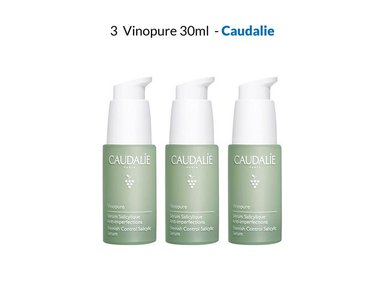 PACK 3 SERUM FACIAL CAUDALIE VINOPURE 30 ML