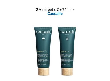 MÁSCARA VINERGETIC C+ ROSTRO CAUDALIE AROMÁTICA 2 UNIDADES 75ML