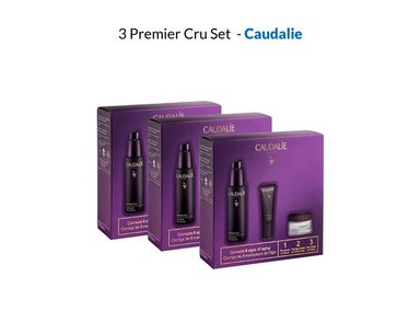SET ROSTRO CAUDALIE AROMÁTICA 3 UNIDADES PREMIER CRU