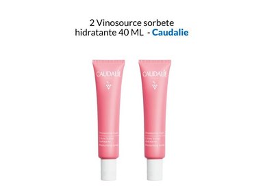 SORBETE HIDRATANTE ROSTRO CAUDALIE 2 UNIDADES VINOSOURCE 40ML