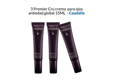 CREMA OJOS CAUDALIE AROMÁTICA 3 UNIDADES PREMIER CRU ANTIEDAD GLOBAL 15ML