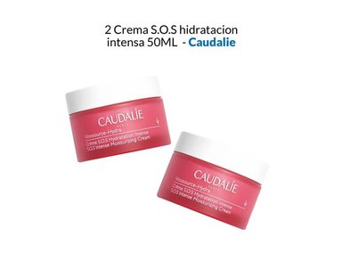 CREMA ROSTRO CAUDALIE AROMÁTICA 2 UNIDADES S.O.S HIDRATACION INTENSA 50ML