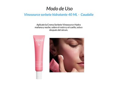 SORBETE HIDRATANTE ROSTRO CAUDALIE 40ML VINOSOURCE - 2
