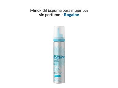 ESPUMA ROGAIN MINOXIDIL MUJER 5% SIN PERFUME E