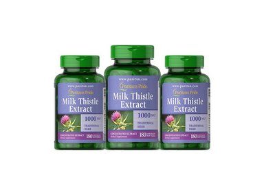 SUPLEMENTO PURITANS PRIDE CÁPSULAS BLANDAS 3 MILK THISTLE EXTRACT 1000MG PURITAN'S PRIDE