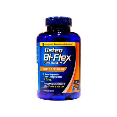 SUPLEMENTO CÁPSULAS DURAS OSTEO BI-FLEX ARTICULAR DE TRIPLE FUERZA 200 UNID