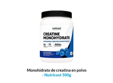 SUPLEMENTO NUTRICOST POLVO MONOHIDRATO DE CREATINA 500G UNIDAD