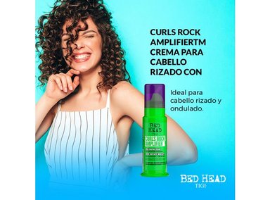 CREMA TIGI BED HEAD 3 UNIDADES CURLS ROCK AMPLIFIERTM CABELLO RIZADO 57G - 3