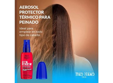 AEROSOL PROTECTOR TÉRMICO TIGI BED HEAD 3 UNIDADES PEINADO 100ML - 3