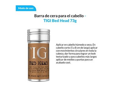 BARRA CERA TIGI BED HEAD EL CABELLO - 3