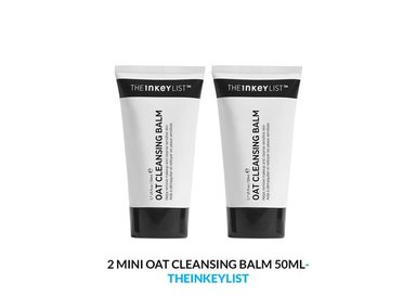 PACK 2 EXFOLIANTE FACIAL THE INKEY LIST MINI OAT CLEANSING BALM 50 ML - 1