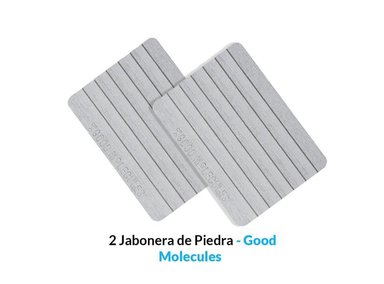 JABONERA GOOD MOLECULES PIEDRA X2
