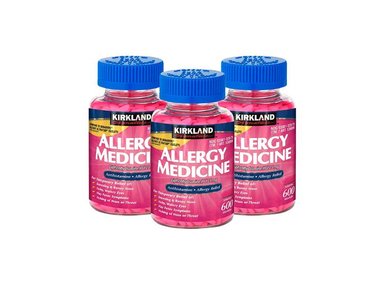 SUPLEMENTO ALLGERGY MEDICINE DEFENHIDRAMINA HCI KIRKLAND 25 MG 600 TABLETAS PACK X3