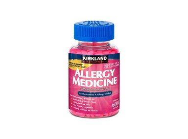 SUPLEMENTO ALLGERGY MEDICINE DEFENHIDRAMINA HCI KIRKLAND 25 MG 600 TABLETAS UNIDAD
