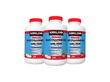 SUPLEMENTO GLUCOSAMINE CON MSM KIRKLAND 350 TABLETAS PACK X3
