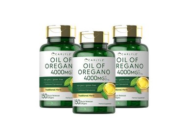 ACEITE ORÉGANO CARLYLE 4000 MG 150 CÁPSULAS BLANDAS PACK X3