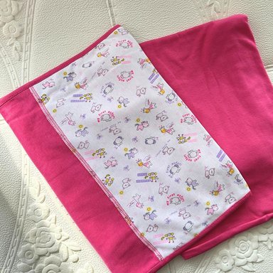 FULAR EL BAUL OTTO STORE ROSADO PORTA BEBE DOS PIEZAS CHICLE