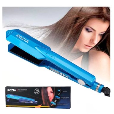 PLANCHA ALISADOR DE CABELLO EL BAUL DE OTTO STORE ROZIA CON CERAMICA HR-745