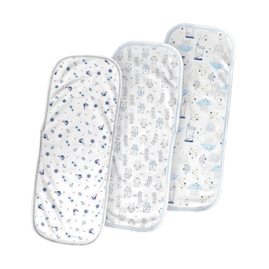 PACK EL BAUL DE OTTO STORE 3 BABEROS BABITAS MULTICOLOR NIÑAS BEBE