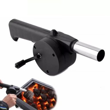 SOPLADOR EL BAUL DE OTTO STORE NEGRO ENCENDEDOR PARRILLA A CARBON VENTILADOR