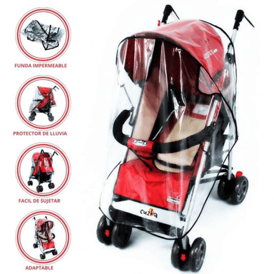 PROTECTOR DE COCHE PARA BEBÉ TRANSPARENTE