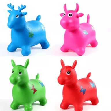 INFLABLE SALTARÍN JUGUETE BURRO PARA NIÑOS MUSICAL