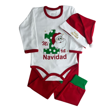 CONJUNTO EL BAUL DE OTTO STORE ROJO NAVIDAD BEBÉ TALLA 2