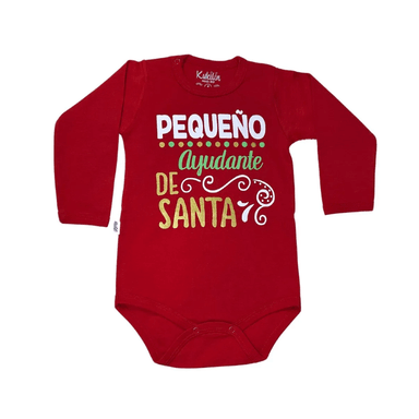 BODY EL BAUL DE OTTO STORE ROJO MANGA LARGA BEBÉ NAVIDAD TALLA 2