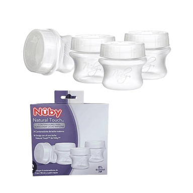 VASO RECOLECTOR CONTENEDORES EL BAUL OTTO STORE TRANSPARENTE ALMACENAR LECHE NATURAL TOUCH NUBY