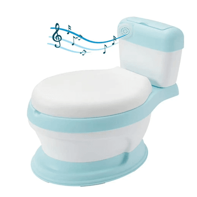INODORO BACIN DE ENTRENAMIENTO MUSICAL PARA NIÑOS CELESTE