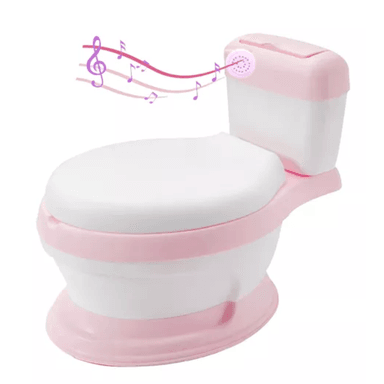 BACÍN EL BAUL OTTO STORE ROSADO INODORO ENTRENAMIENTO MUSICAL NIÑOS