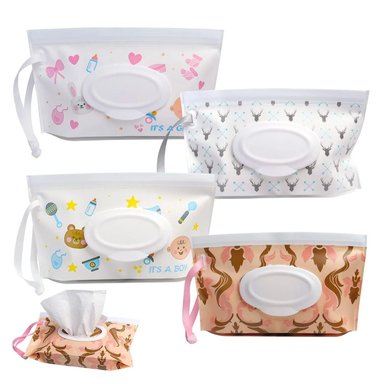 PORTA TOALLITAS PAÑITOS/ DISPENSADOR DE TOALLITAS HUMEDAS 2 UNIDADES NIÑO