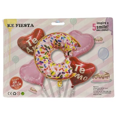 PACK 2 UNIDADES SET DE GLOBOS DE AMOR LOVE