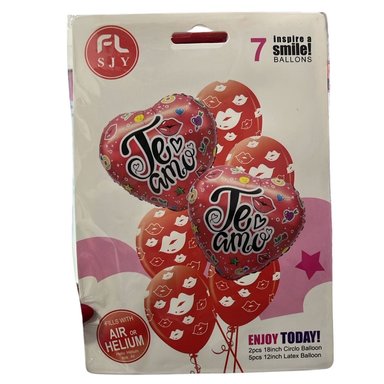 PACK 2 UNIDADES SET DE GLOBOS DE AMOR LOVE - 3