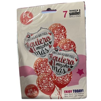PACK 2 UNIDADES SET DE GLOBOS DE AMOR LOVE - 4