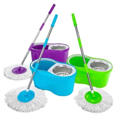 SET LIMPIEZA OTTOWARE BALDE + TRAPEADOR AUTOMÁTICO MULTICOLOR