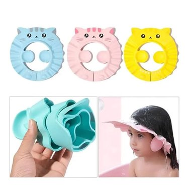 PACK 3 GORROS PROTECTOR DUCHA PARA BEBÉ