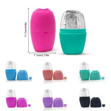 PACK 2 MOLDE MASAJEADOR FACIAL PARA HIELO