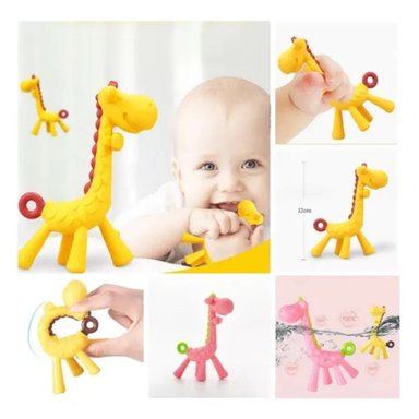 MORDEDOR SILICONA JIRAFA PARA BEBES