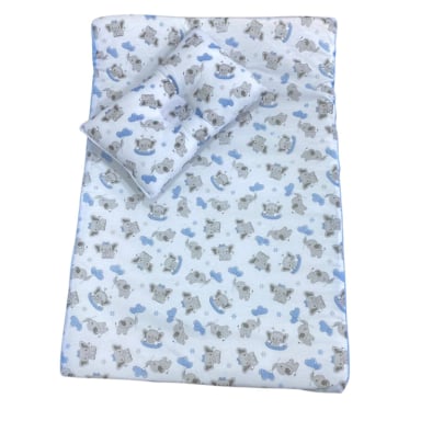 ALMOHADA / COJIN ANTIREFLUJO BEBE CON FORRO Y  ALMOHADA 61X45X10CM PARA NIÑO - 1