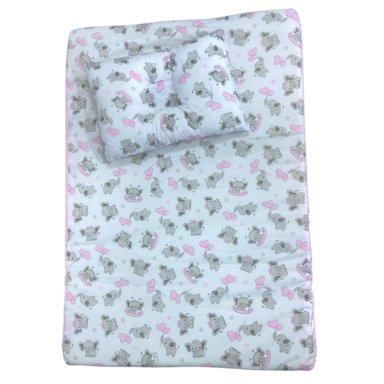 ALMOHADA / COJIN ANTIREFLUJO BEBE CON FORRO Y  ALMOHADA 61X45X10CM PARA NIÑAS